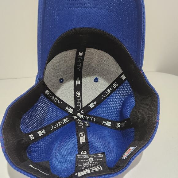 New York Giants Hat Cap Fitted Large - Medium/Large Blue New Era Logo NFL - Picture 5 of 5